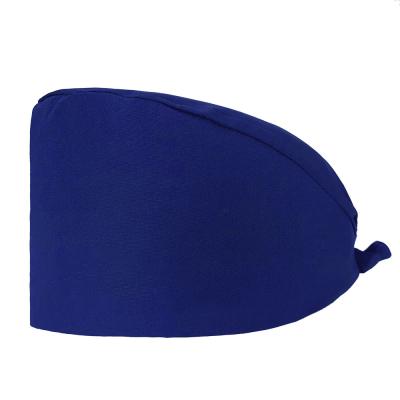 China Comfortable High Quality Scrub Cap Stretch Long Silk Scrub Cap Scrub Hat Men for sale