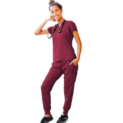 China Wholesale Comfortable Medical Scrubs Medical Scrubs Drop Shipping Jogger Scrubs Pants High Quality Hospital Uniforms for sale