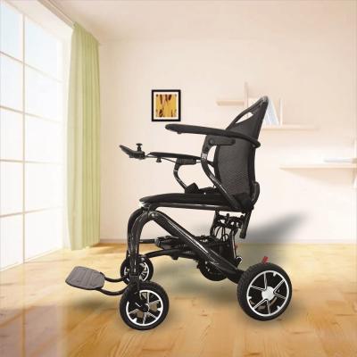 China 6km/h Speed T700 Carbon Fiber Frame Electric Wheelchair for Disabled and Handicapped for sale