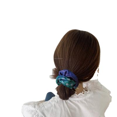 China Popular silk circle wave color series animated link hair accessories rope candy campus main style a handsome for sale