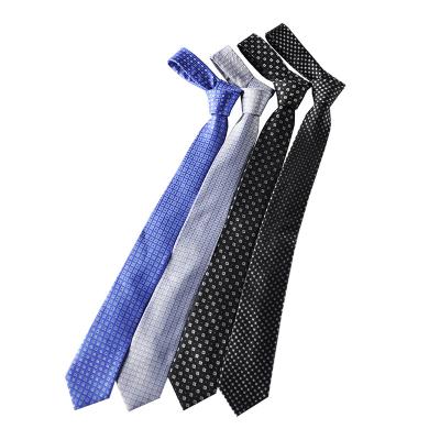 China Woven Fashion 100% Silk Tie Fabric Custom Thin Silk Tie for sale