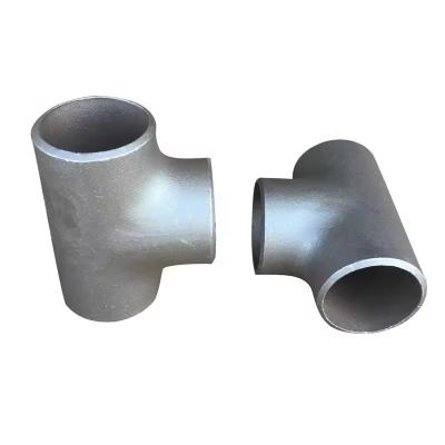 China Customized Support 2 Inch SCH40 Aluminum Alloy 6061 6063 Straight Tees for NXF Butt Welded Seamless for sale