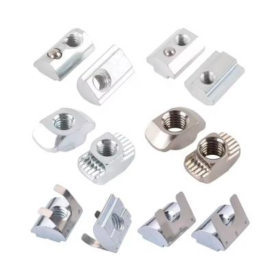 China Stainless Steel T-Slot Nut for 2020 Series Aluminum Profile Slot M3 M4 M5 M6 M8 Sizes Industry Standard in Various Sizes for sale