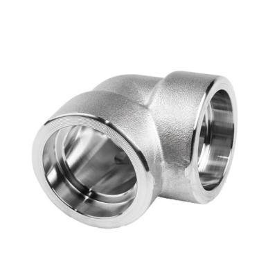 China NXF ASTM A240 316H /1Cr17Ni12Mo2/31609 DN15-1200  Class 150-2500 Stainless Steel 316H SW 90° Or 45° Socket Welding Elbow en venta