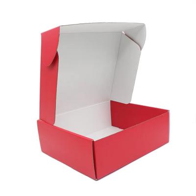 China Recycled Materials DVI New Arrival FO Gift Box Black Simple Elegant Folding Corrugated Pink With Customized Logo for sale