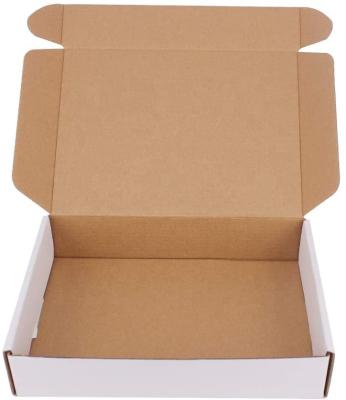 China China Supplier High Quality Recyclable White Corrugated Box Bulk Three Layers With Lids Logo Custom Cardboard Box For Shipping Packaging for sale