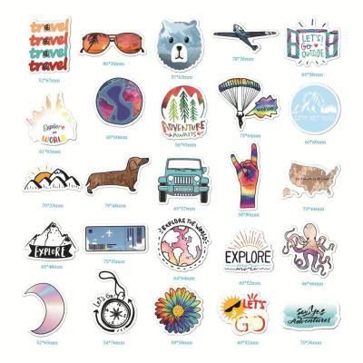 China Waterproof No Name High Quality New Arrival Moq Cartoon PVC Child Waterproof Sticker Cute Animal Sticker For Teens Boys And Girls for sale