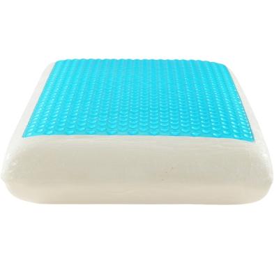 China Meijie Brand Guest Anti-Snore Reversible Cool Foam Gel Cooling Gel PU Ice Sleep Memory Foam Pillow Standard for sale