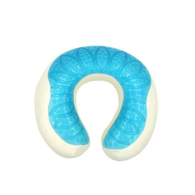 China Cooling Gel Memory Foam Travel Cooling Pillow Provide Best And Leading Neck Support In Travel And Office for sale