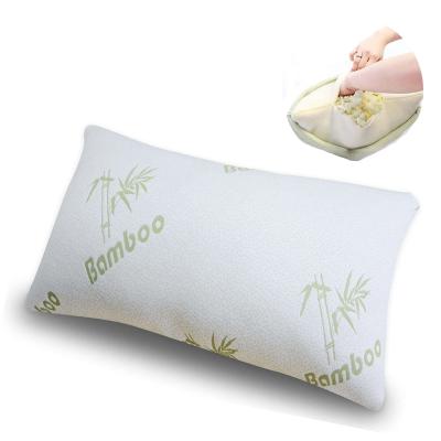 China Anti-Snore Certipur Premium Adjustable Shredded Hypoallergenic Memory Foam Pillow With Washable Removable Cover Queen Size for sale