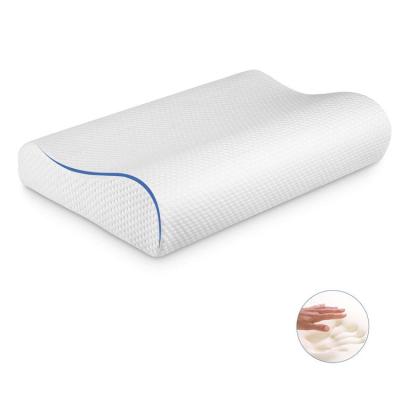 China Massage Fabric Neck Pain Memory Foam Bamboo Bamboo Pillow For Side Sleepers Stomach Sleep Pillow Orthopedic Cutout Pillow for sale