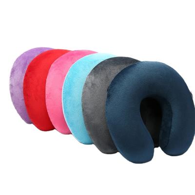 China Massage Wholesale Amazon Gold Supplier Personalized Memory Foam Car Neck Travel Pillow for sale