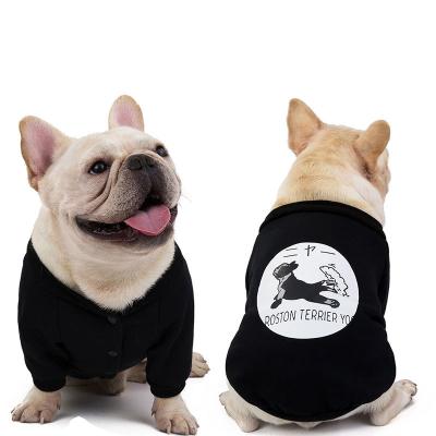 China Pug Soft Bulldog Dueling Soft Bulldog Duel Autumn And Winter French Kirky Small And Medium Dog Pet Sweater Dog Sweater for sale