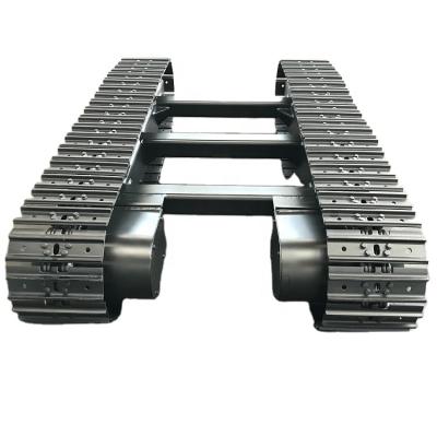 China Construction machinery track undercarriage customized design steel track frame undercarriage for construction machinery parts for sale