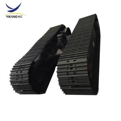 China Construction Machiner Parts Excavator Tracked Rubber Track Crawler Chassis From 0.5 Ton To 60 Ton for sale