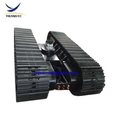 China Customized Construction Machinery Parts Mini Excavator Crawler Undercarriage Supplier With Rubber Steel Track for sale