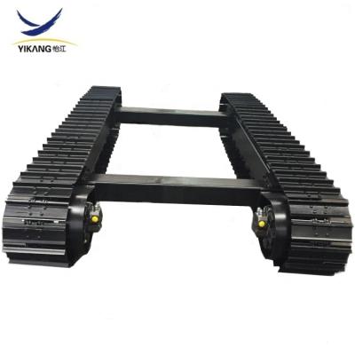 China Construction Machinery Rubber Steel Tracked Crawler Undercarriage For Excavator Bulldozer Parts Supplier for sale