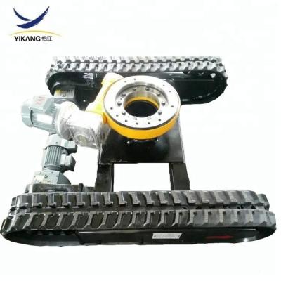 China Construction Machinery 2 Ton Excavator Track Rubber Undercarriage With Rotary Bearing for sale