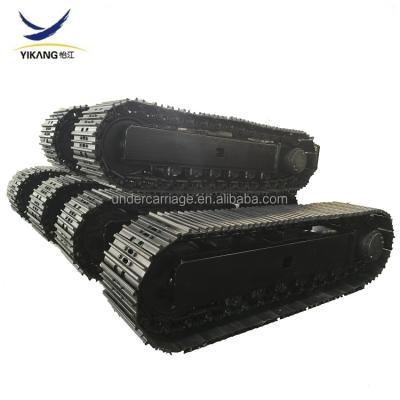 China Construction Engineering 28 Ton Heavy Equipment Spare Parts Undercarriage / Track Crawler Steel Base for sale