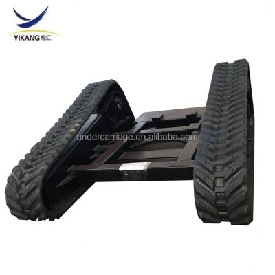 China Construction Machinery Crawler Skid Steer Loader Parts Rubber Track Undercarriage for sale