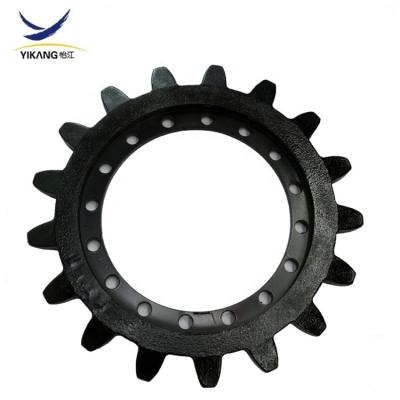 China Morooka Landing Gear Parts Morooka Transport Dumper Track Landing Gear MST 800 Rubber Sprocket for sale