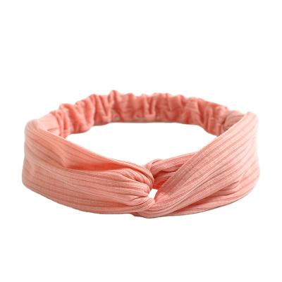 China Comfortable Cross Elastic Hair Band Fall/Winter Hair Band Ladies Shape Hair Accessories for sale