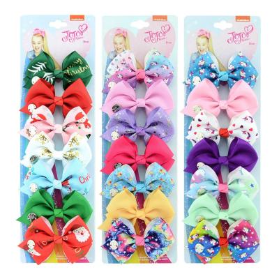 China Cozy 7 Color A-card Suit Children's Bow Hairpin Baby Headdress Deformed for sale