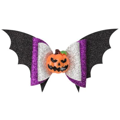 China Cozy Children's Bow Hairpin Flying Little Bat Hair Accessories Ghost Pumpkin Baby Headdress Small for sale