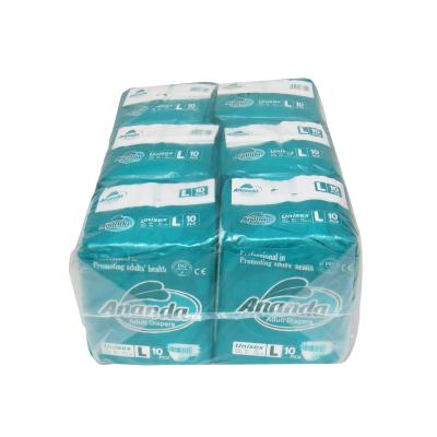 China Plain Weave Disposable Adult Diaper With Super Absorption Adult Incontinent Use for sale