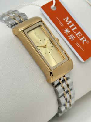 China Logotipo personalizado Reloj de pulsera de moda de cuarzo Reloj de mujer con correa de metal en venta