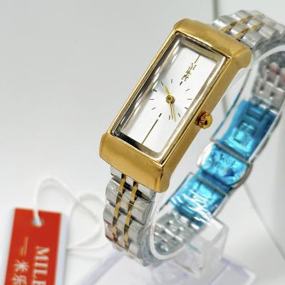 China Elegant Lady Quartz Watch With 14mm Silver / Golden Stainless Steel Band for sale