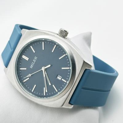 China Multifunction Round Silicon Strap Watch Waterproof Luminous Wrist Watch Timepiece for sale