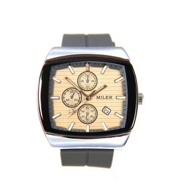 China Fábrica de Guangzhou Lujo original impermeable de acero inoxidable Reloj de pulsera de cuarzo para hombres en venta