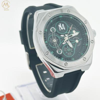 China Minimalist Sport Silicone Wrist Watch Water Resistant Stainless Steel Case for sale