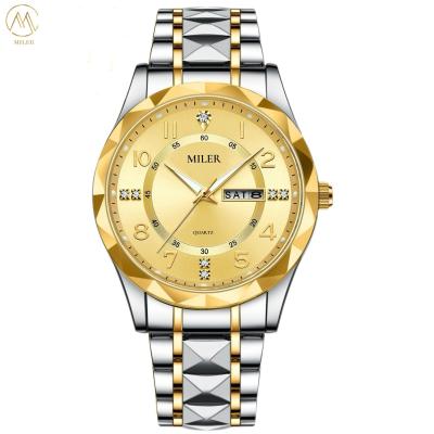 China Factory Wholesale Luxury Stainless Steel Strap Band Wrist Watches Business Watch Quartz Waterproof Fashion Watch for sale