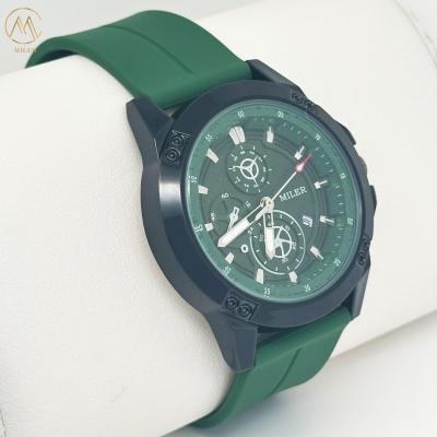 Cina MILER Watch 1005 Sport Calendario a fascia di silicone 3ATM Orologio impermeabile Movimento di quarzo in vendita