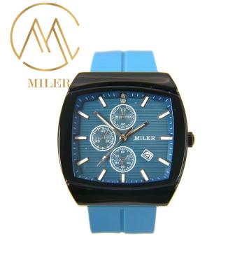 China ML1004 Quartz Movement Silicone Band 30ATM Water Resistant Watch for sale