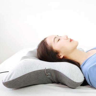 China Chinese Factory Multi Functional Shiatsu Massage Memory Foam Bed Sleep Pillow Ergonomic Kneading Neck Pillows Anti-Static for sale