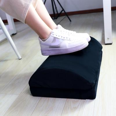 China Ergonomic Folded Design, Rest For Under Desk Adjustable Memory Foam Foot Rest Pillow For Office Chair For Back And Hip Pain Relief for sale