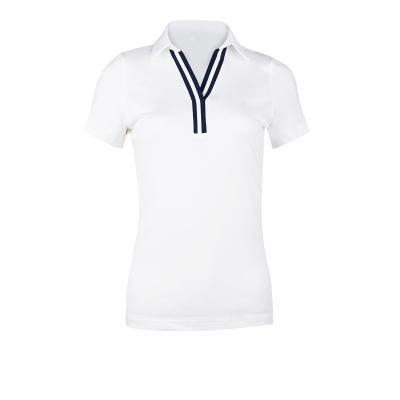 China High Quality Women's Slim Breathable Casual Polo Shirts Short Sleeve With Low Price for sale