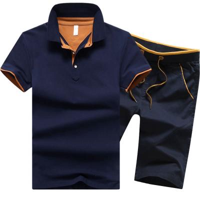 China Newest Promotional Mens Breathable Slim Fit T-shirt Blouse Set Short Sleeve With Low Price for sale