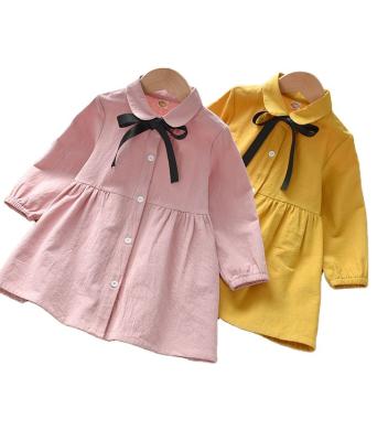 China 2021customized cottonkids spring autumn dress anti-static children dress for sale