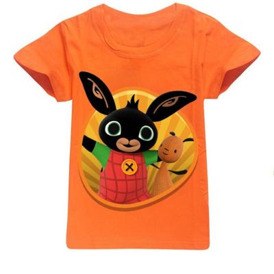 China Low Price Custom Printing Anti-pilling Girls' T-shirts Single Shirts T-Shirt For Baby for sale