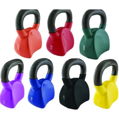 China Factory Direct Sale Universal Immersion Kettlebell Home Use Fitness Equipment Kg Plastic Kettle Bell Set For Women for sale