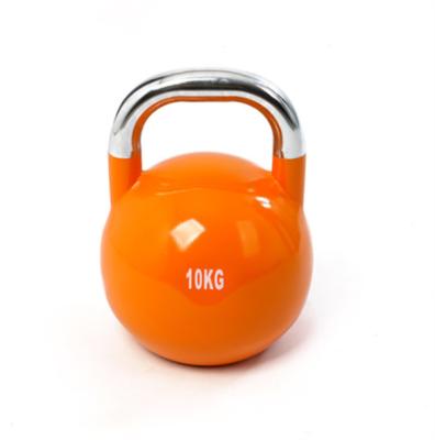 China Various Specifications Durable Gym Color Weight Competition Portable Steel Painted Kettlebell for sale