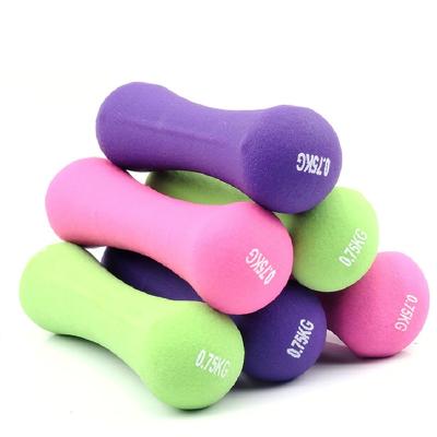 China Durable Neoprene Dumbbell Coated Fitness Adjustable Power Ladies Hex Weight Gym KGS Pounds Vinyl Free Dumbbell Set for sale