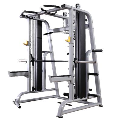 China 2021 Universal Wholesale Multi Function Trainer Rack Commercial Multifunctional Gym Smith Machine With Cables for sale