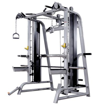 China Universal Gym Blacksmith Fitness Equipment Commercial Weightlifting With Barbell Half Power Squat Rack for sale