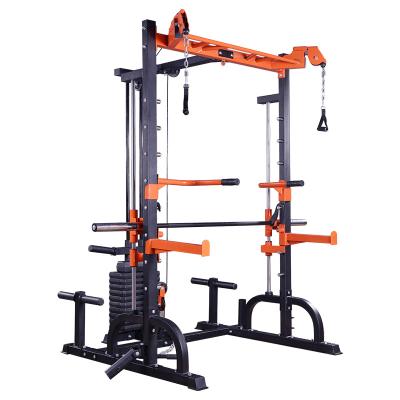 China Multifunction Fitness Training Equipment Machine Smith Counter Squat Press Bench Universal Balanced Full Body Equipment Household for sale