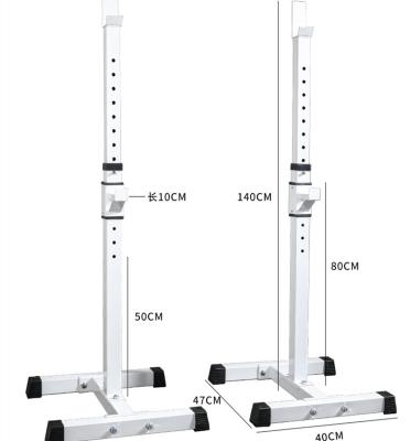 China Modern Adjustable Gym Use Squat Rack Black Squat Rack Stand Made By Iron Squat Rack for sale